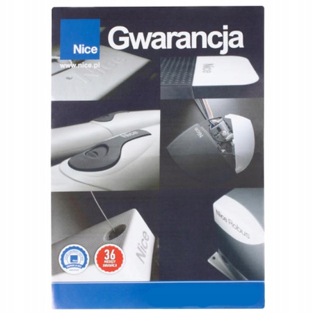 ZESTAW DO BRAM NICE ROBUS 600 2xPILOT LISTWA LAMPA